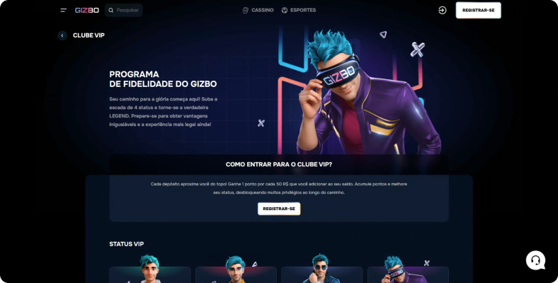 GIZBO screen