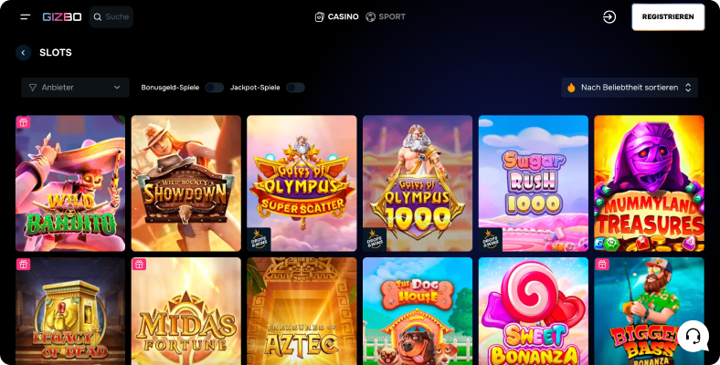 GIZBO screen