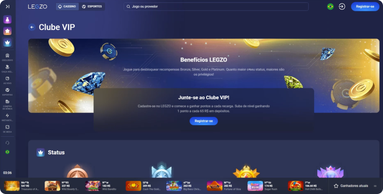 LEGZO screen